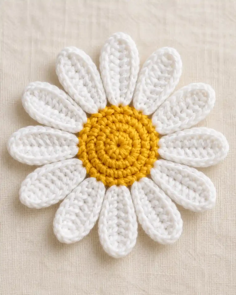 Crochet Daisy Flower Pattern