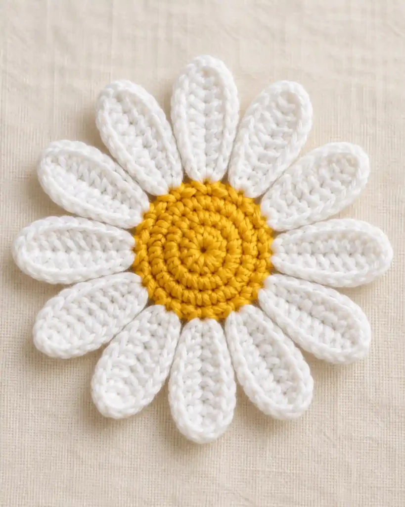 Crochet Daisy Flower Pattern