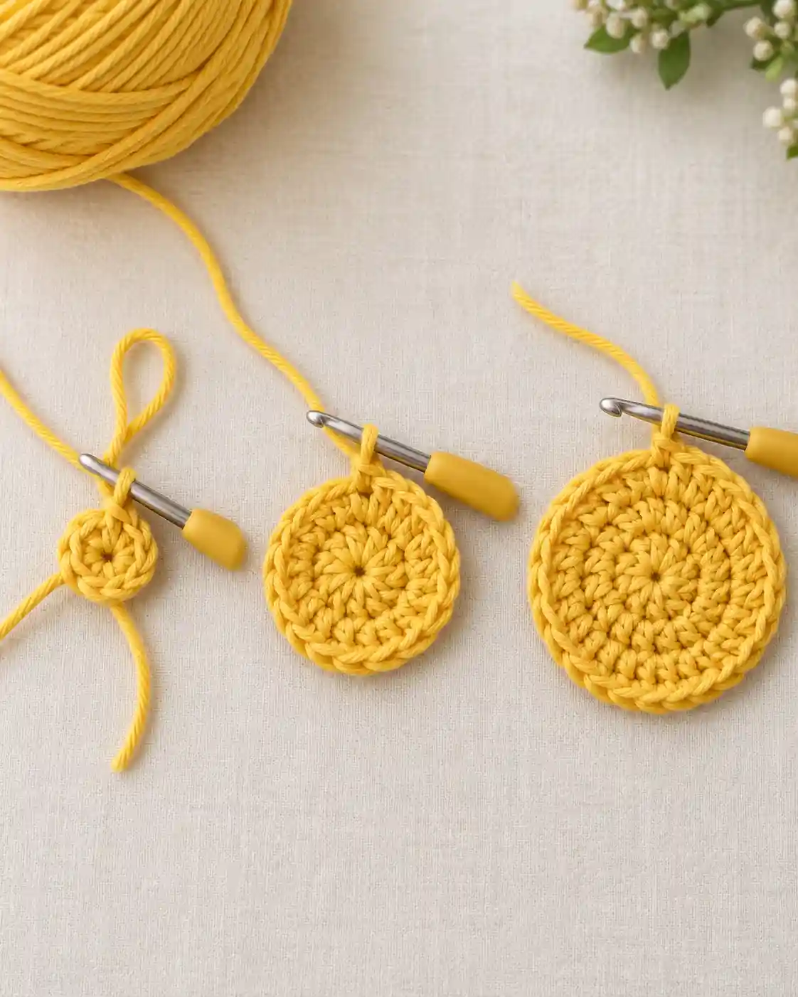 How to Crochet the Daisy Center