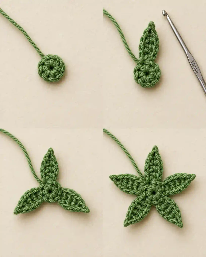 crochet-strawberry-leafy-top