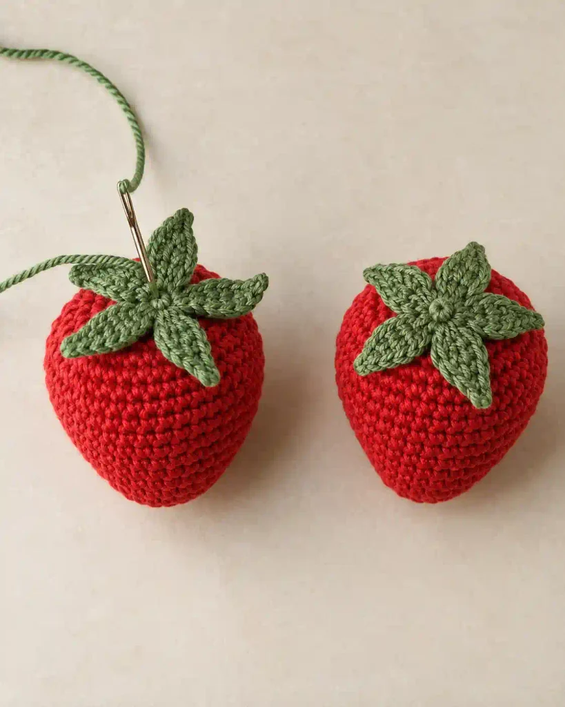 crochet-strawberry-pattern-assembly