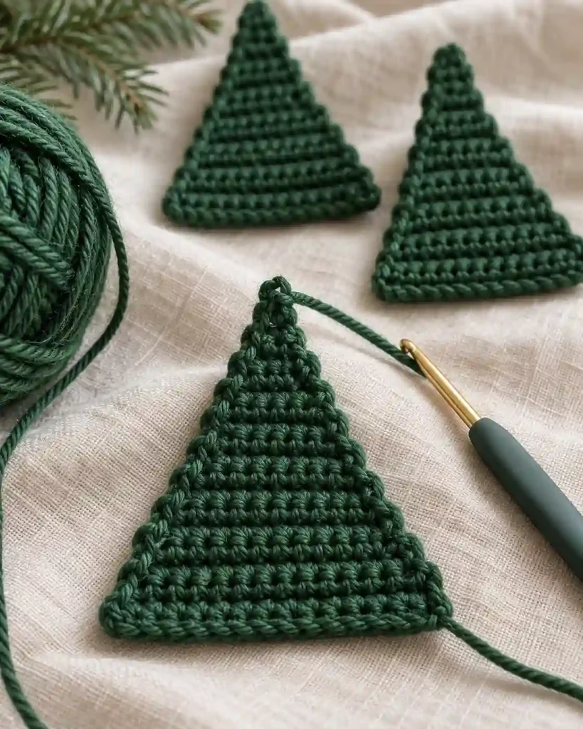 Step-by-Step Crochet Christmas Garland Tutorial 1
