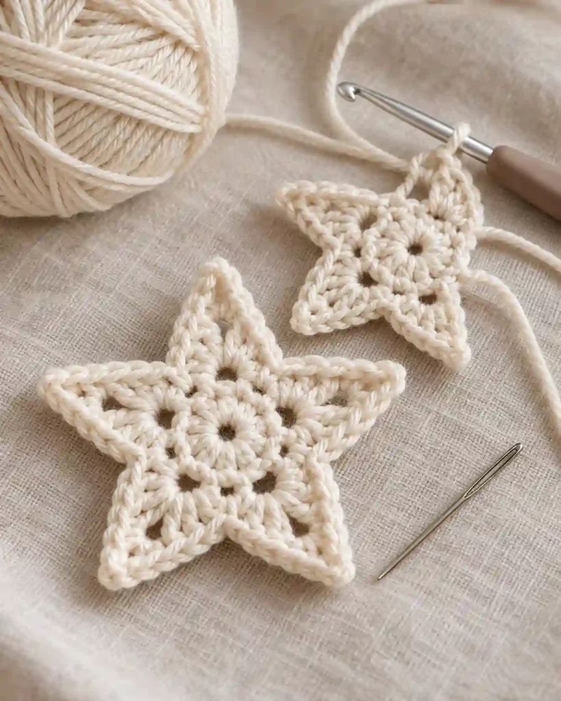 Step-by-Step Crochet Christmas Garland Tutorial 2