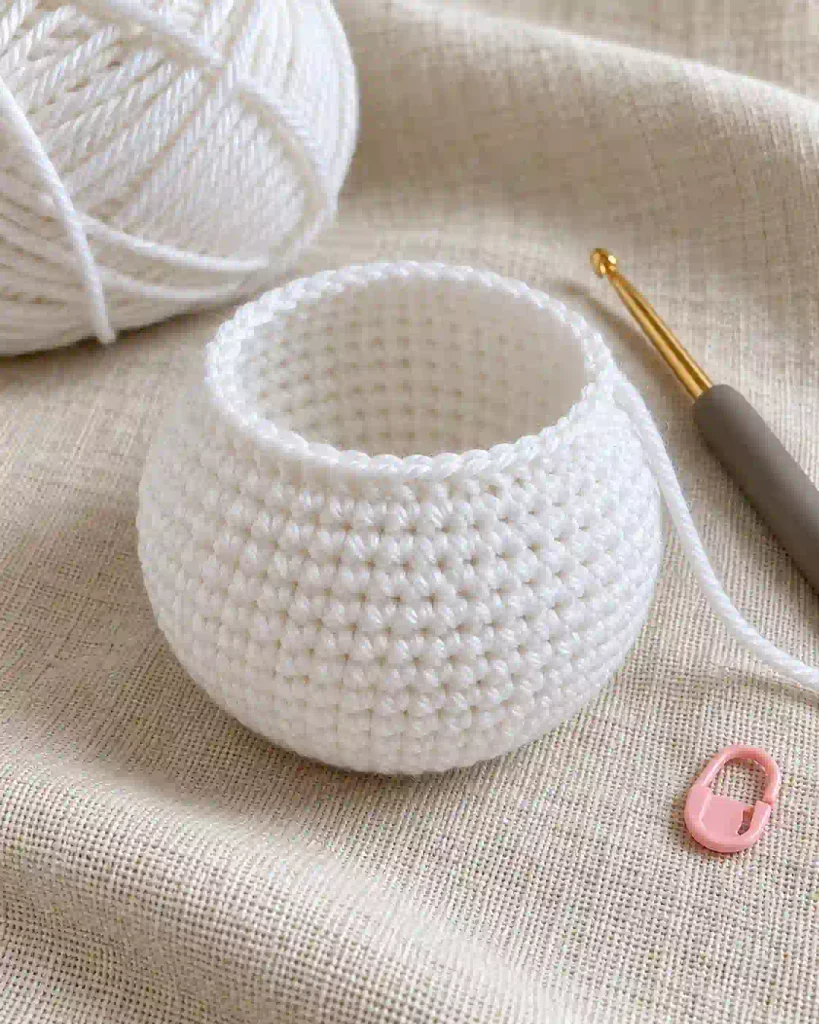 Easy Crochet Snowman Pattern Gauge, Size and Notes
