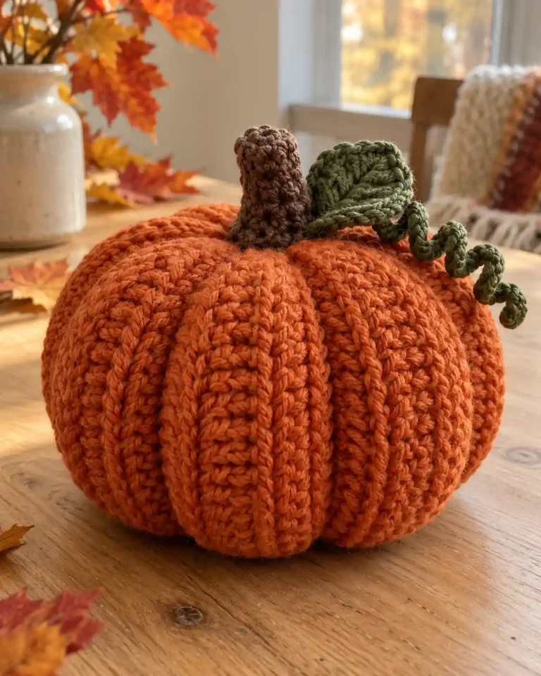 Medium Crochet Pumpkin Pattern