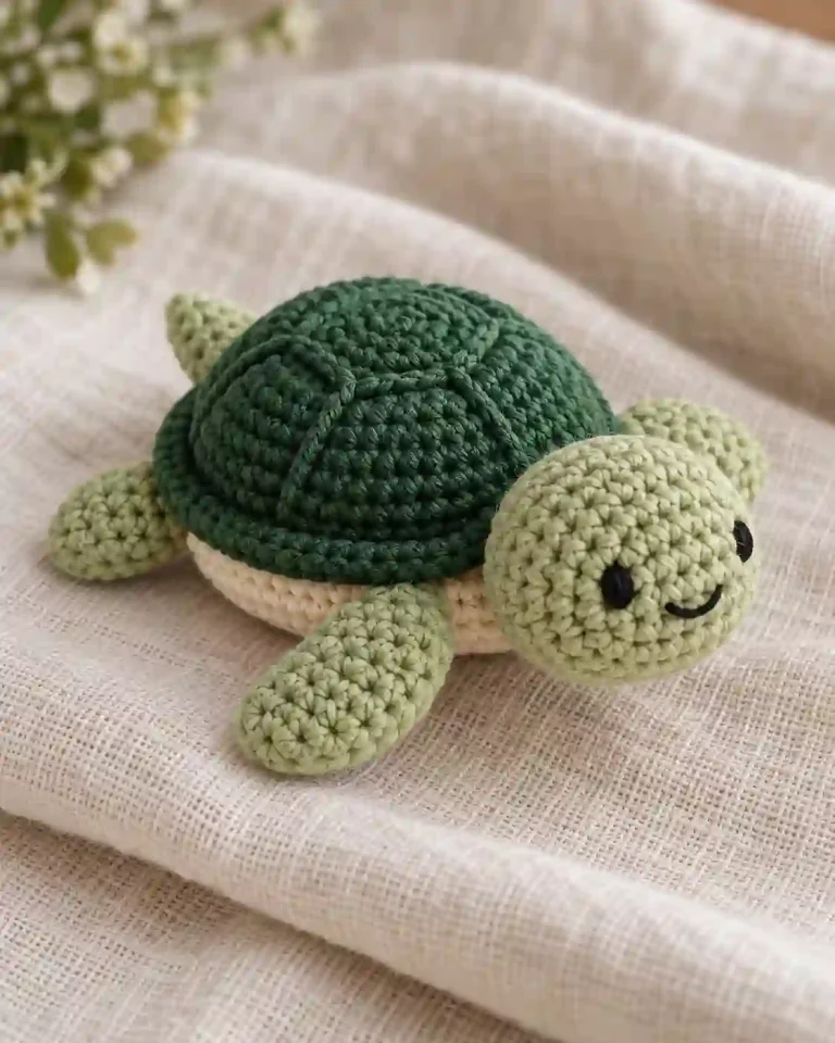 Mini Crochet Turtle Pattern – Easy Free Amigurumi Tutorial