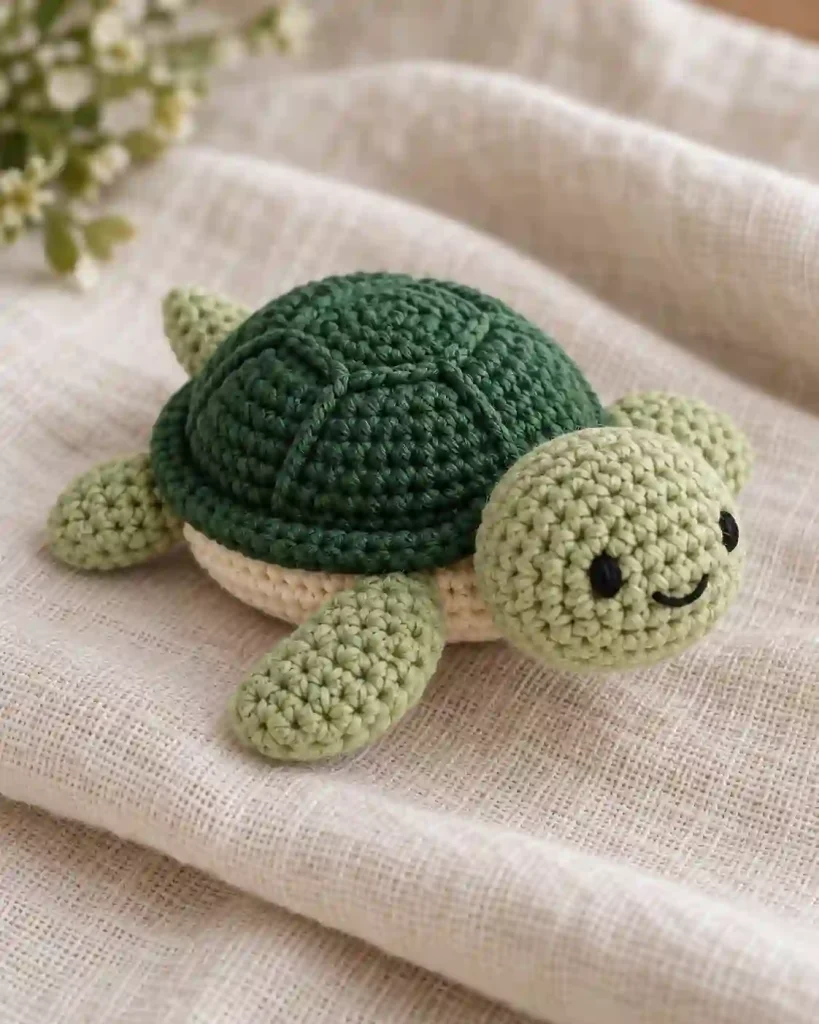 Mini Crochet Turtle Pattern – Easy Free Amigurumi Tutorial