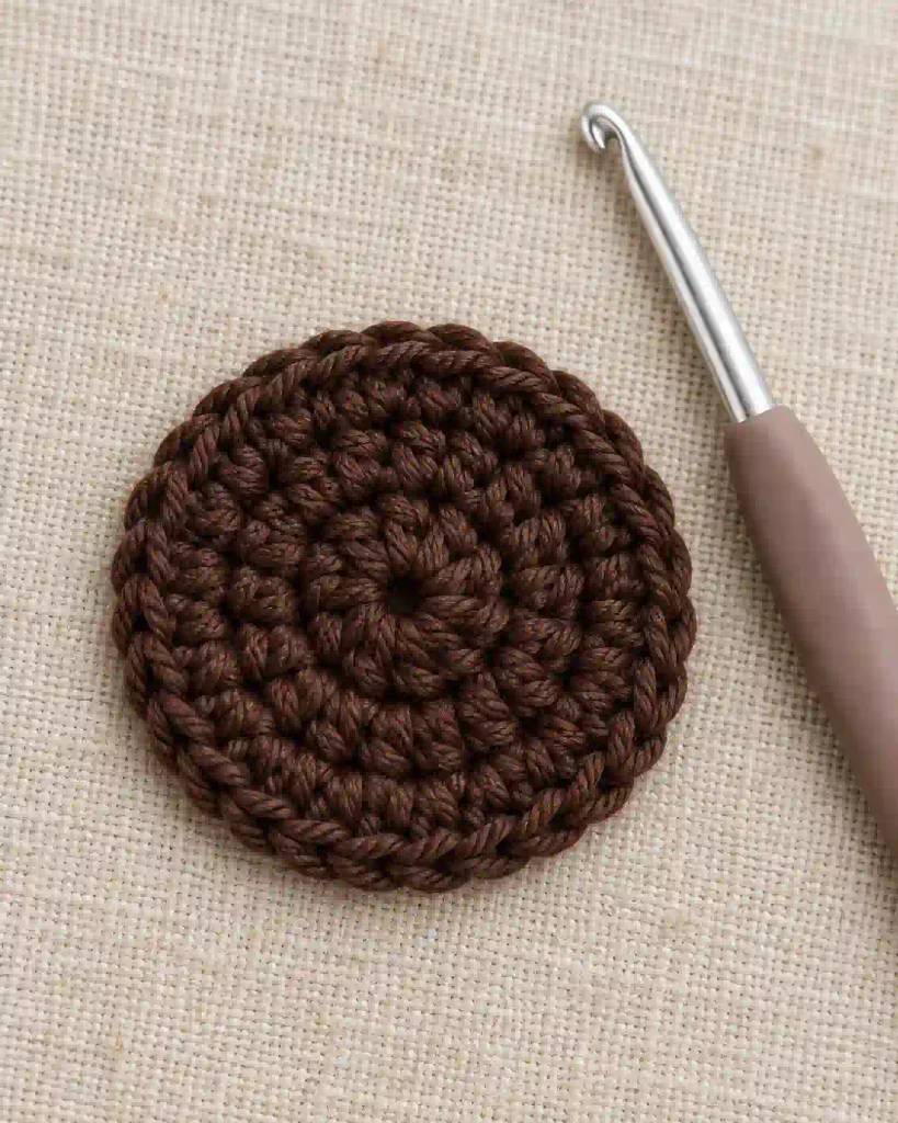 Step-by-Step 1 Crochet Sunflower Applique Pattern