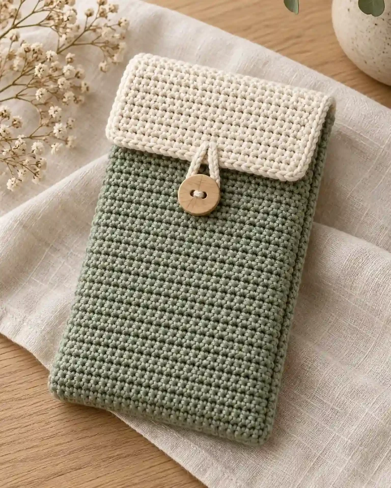 iphone 18 pro max crochet case pattern 01 finished sleeve