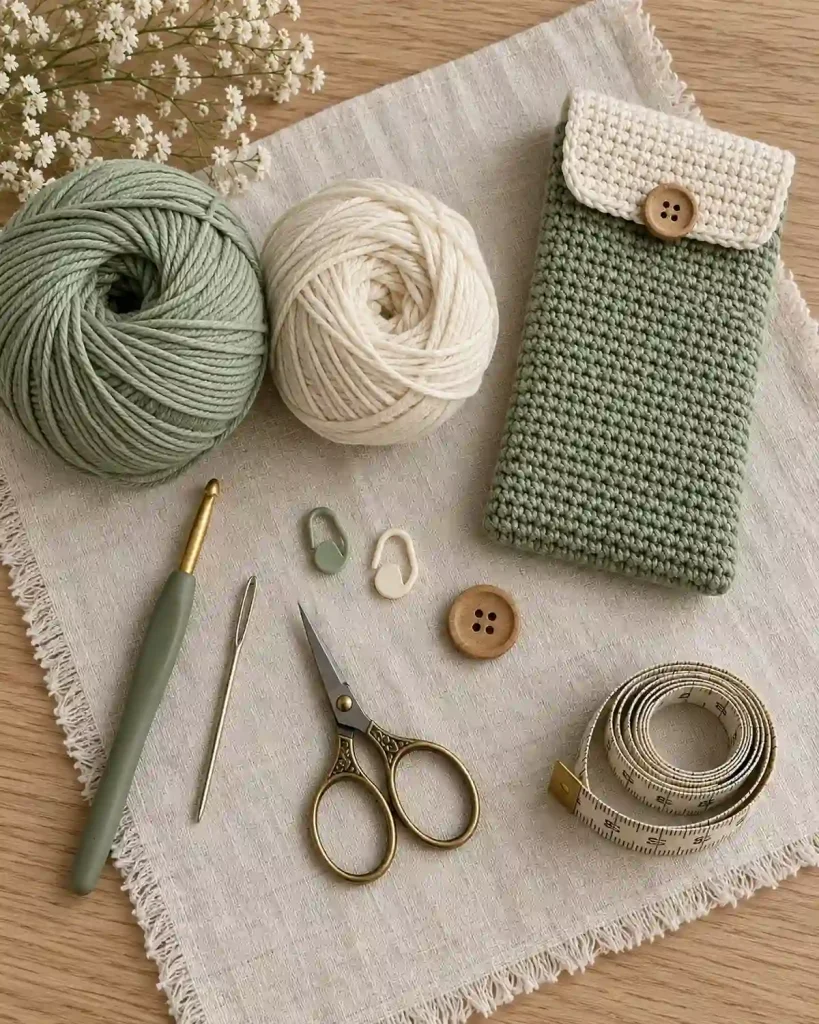 iPhone 18 Pro Max Crochet Case Pattern: Materials and Yarn Quantities